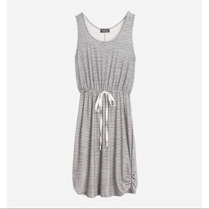 Papermoon striped cinch waist dress
